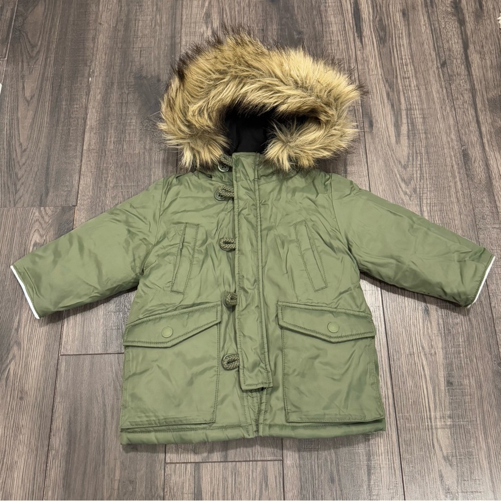 babyGAP Army Green Coldcontrol Max 12–18M